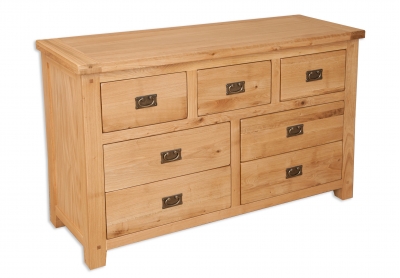 natural oak 7 drawer chest £769