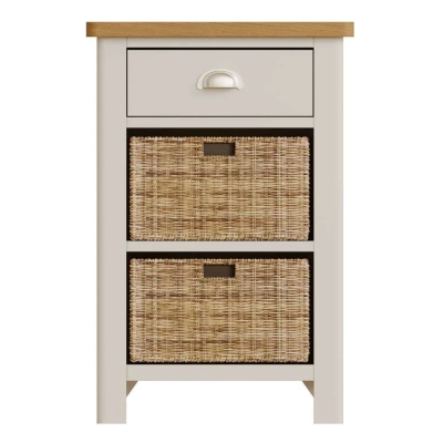 truffle painted one drawer two basket unit £199