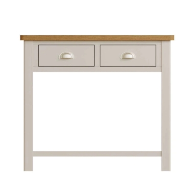 truffle painted console table